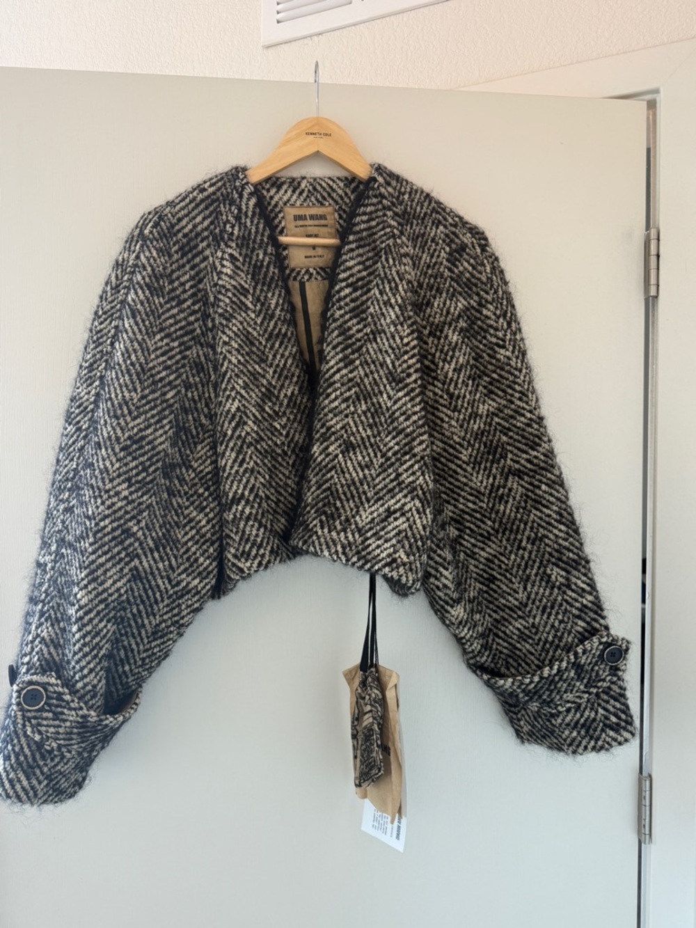 Uma Wang Cropped Kady Jacket $3250